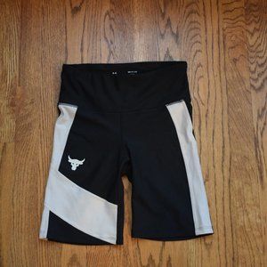 Under Armour Black Compression Heat Gear Shorts, size Small